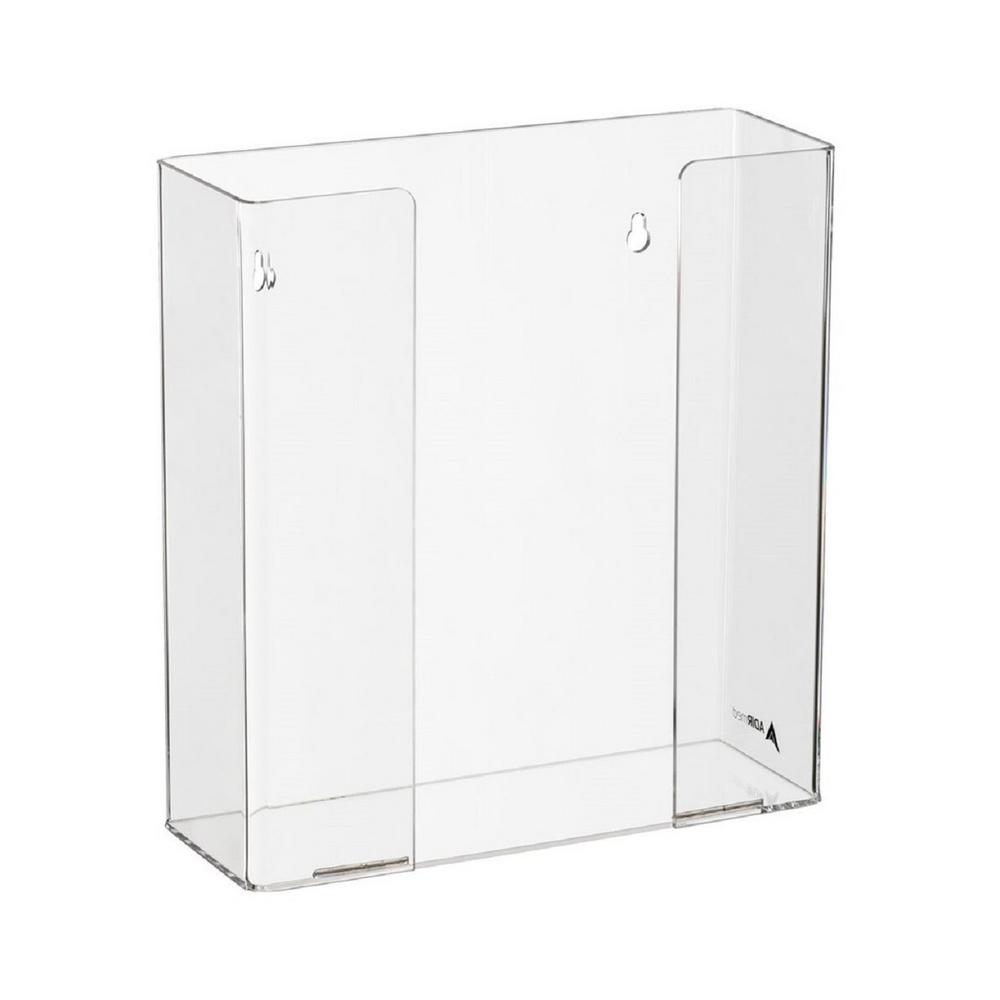 Double Box Capacity Acrylic Glove Dispenser 2 Pack