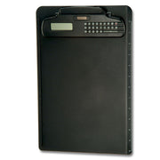 Plastic Clipboard, Letter Size w/Calculator and Built-In Ruler