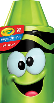 Crayola Retired Colors Art Set, With Dandelion Dandy Art Case, Retired Crayons, 50+ Pieces, Gifts for Kids