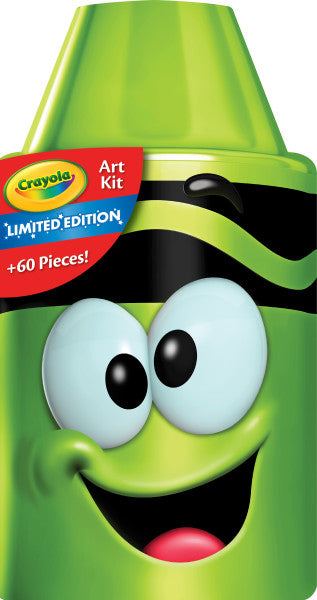 Crayola Retired Colors Art Set, With Dandelion Dandy Art Case, Retired Crayons, 50+ Pieces, Gifts for Kids