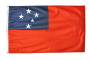 Western Samoa Flag 2x3 ft. Nylon SolarGuard Nyl-Glo 100% Made in USA to Official United Nations Design Specifications.
