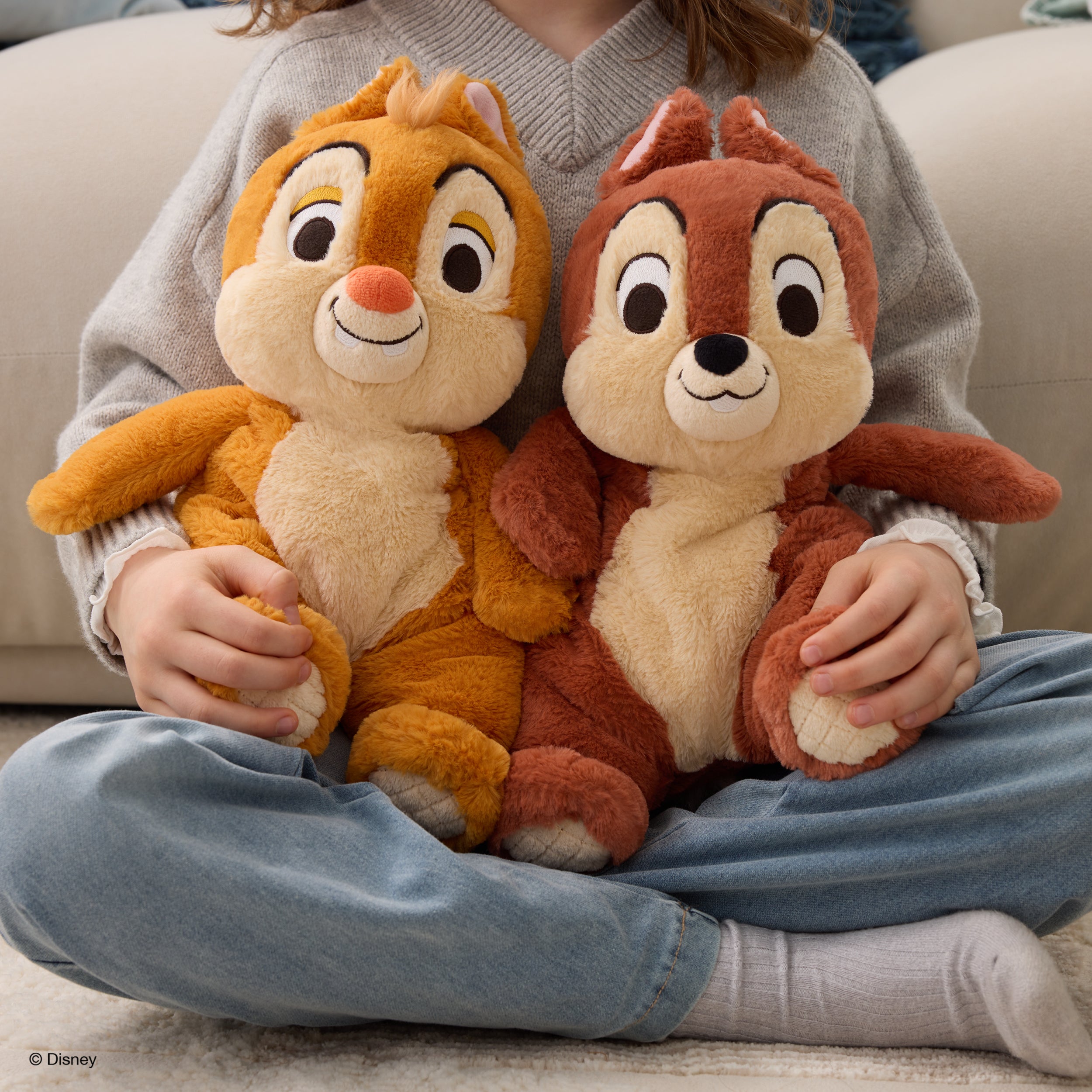 GUND Disney Official Dale Oh So Snuggly Plush, Disney Chip and Dale Plushies, Chipmunk Stuffed Animal for Babies and Infants, Brown, 12.5”