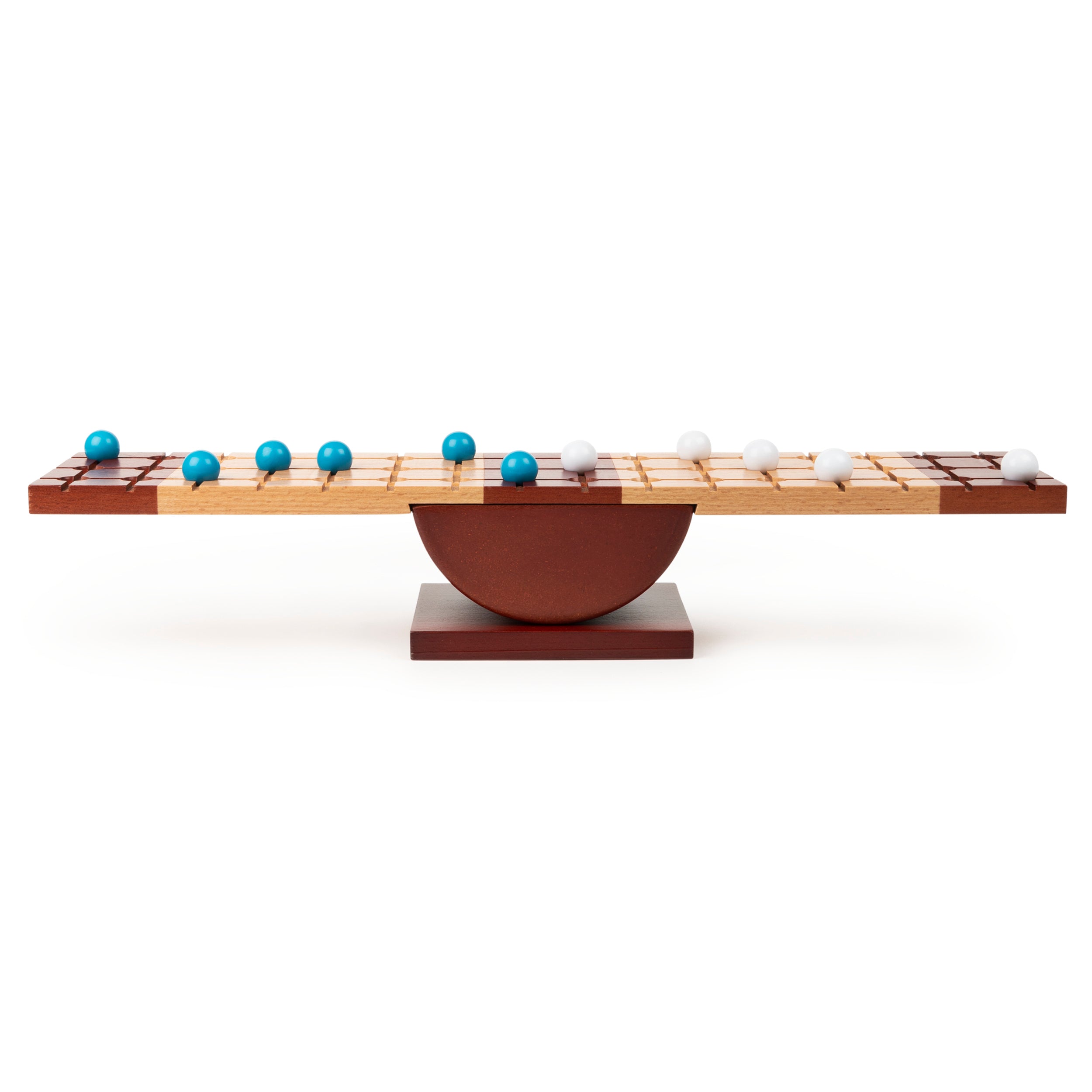 Rock Me Archimedes, Balancing Strategy Puzzle Marbles Family Board Game Retro STEM Learning Educational Toy, for Adults and Kids Ages 8 and up