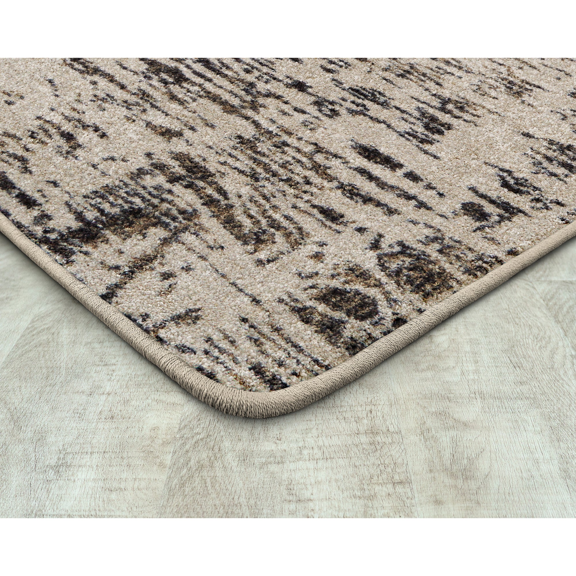 Coastal Canvas 5'4" x 7'8" area rug in color Sand Dune