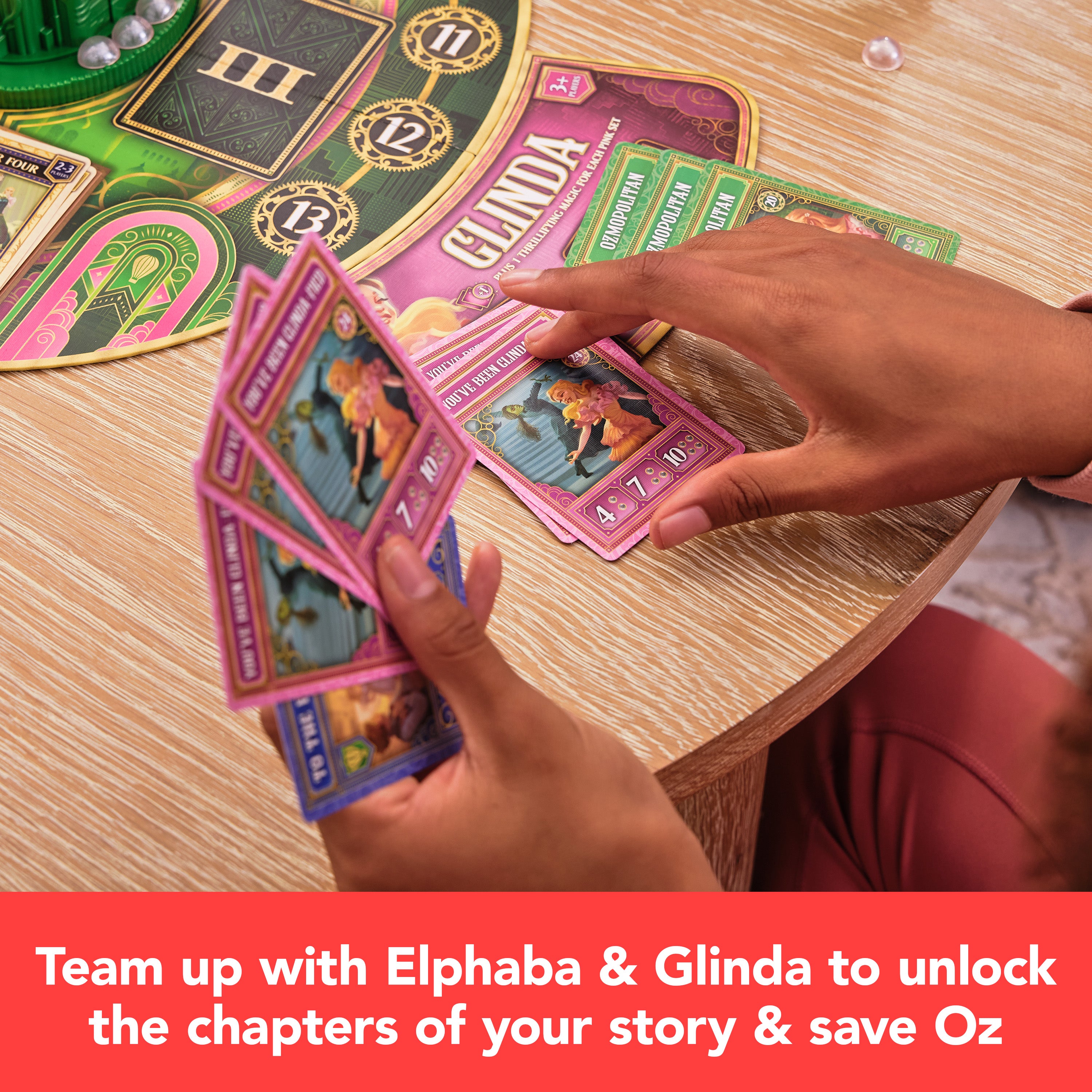 Spin Master Games, Wicked: The Game, An Original Concept Based on the New Movie Wicked, Begin Your Amazafying Adventure with Glinda & Elphaba, for Fans of Musicals, 2-4 Players, for Ages 10 & Up