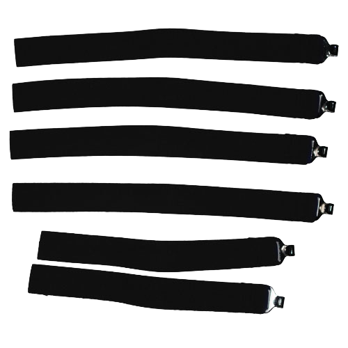 Rawlings Replacement Leg Guard Straps - Black