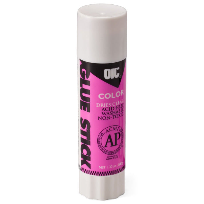 Glue Stick, Color, 1.26 Oz, ACMI Certified, AP Non-Toxic, Acid Free
