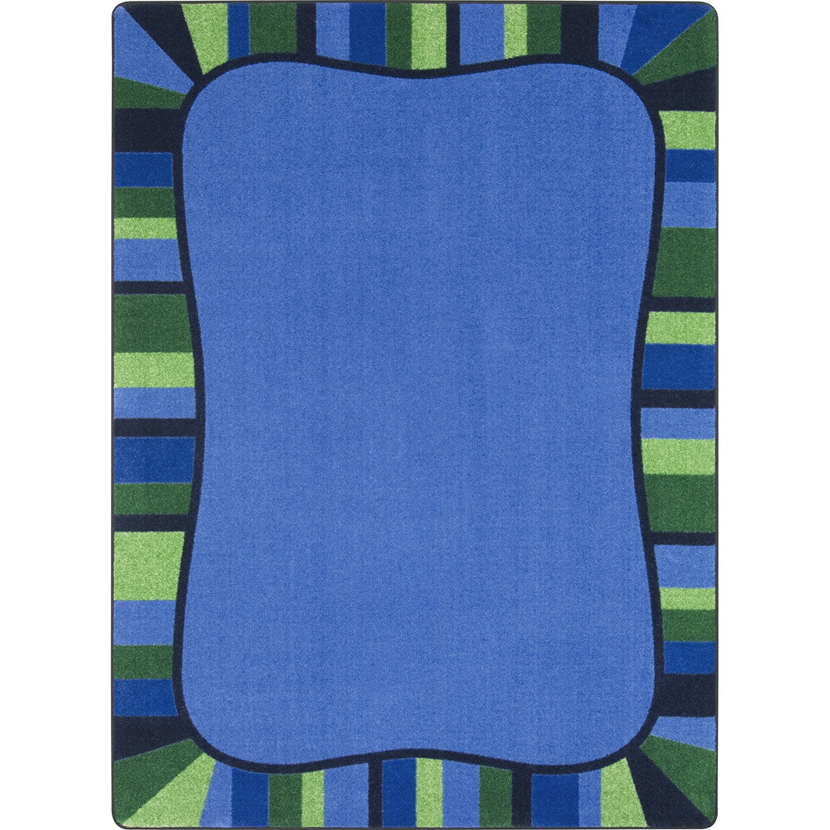 Colorful Accents 7'8" x 10'9" area rug in color Seaglass