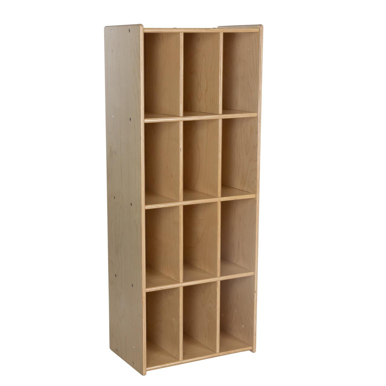 Contender Stackable Shelving Unit with 12 Cubbies -RTA