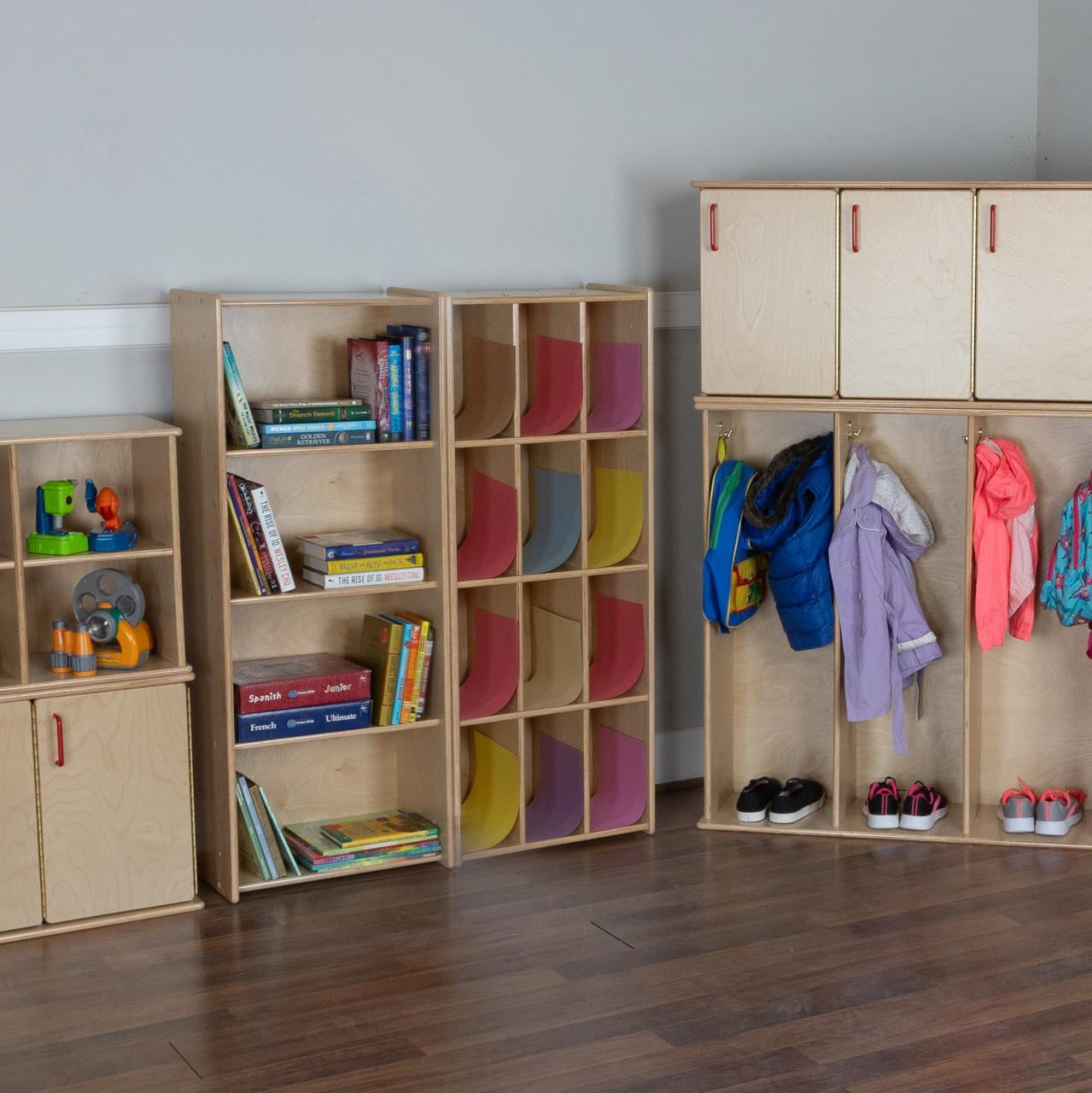 Contender Stackable Shelving Unit with 12 Cubbies -RTA