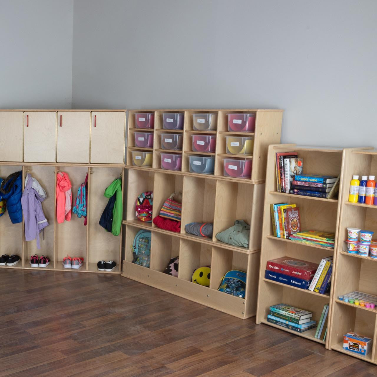 Contender Stackable Shelving Unit with 12 Cubbies