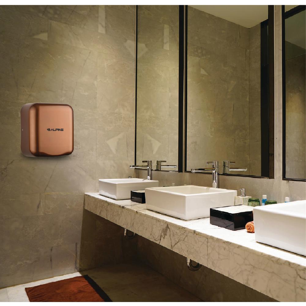 Hemlock Copper 120-Volt High Speed Dry Commercial Automatic Electric Hand Dryer 2 Pack