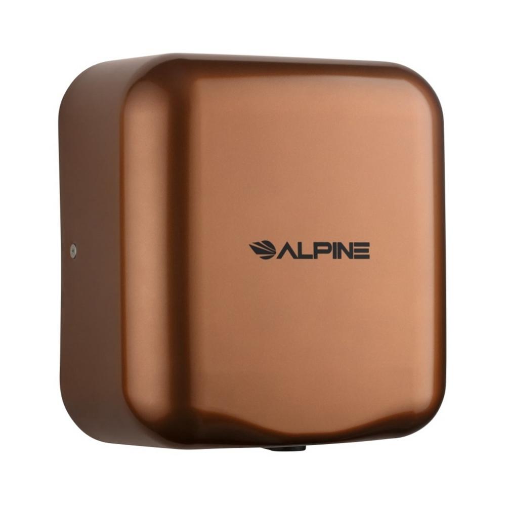 Hemlock Copper 120-Volt High Speed Dry Commercial Automatic Electric Hand Dryer with Wall Guard