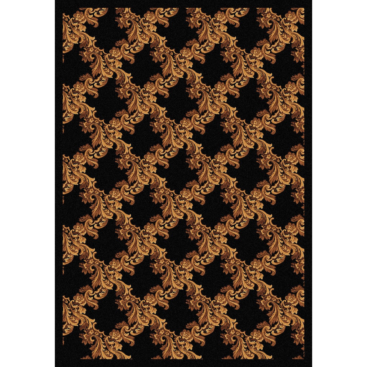 Corinth 7'8" x 10'9" area rug in color Black