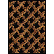 Corinth 5'4" x 7'8" area rug in color Black