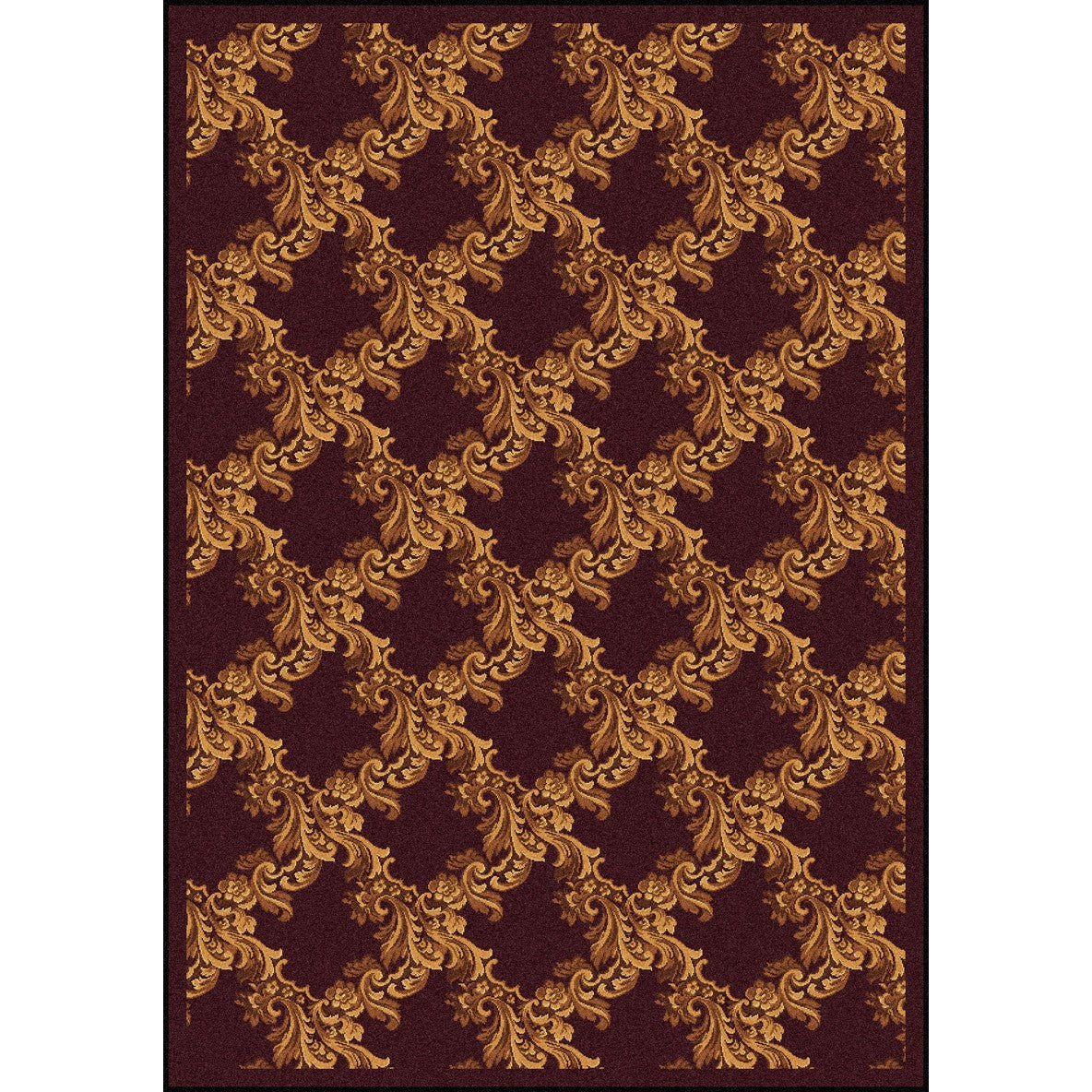Corinth 3'10" x 5'4" area rug in color Burgundy