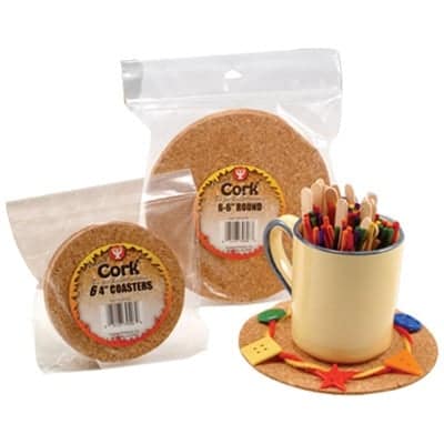 Cork Coasters - 24/ 4" round
