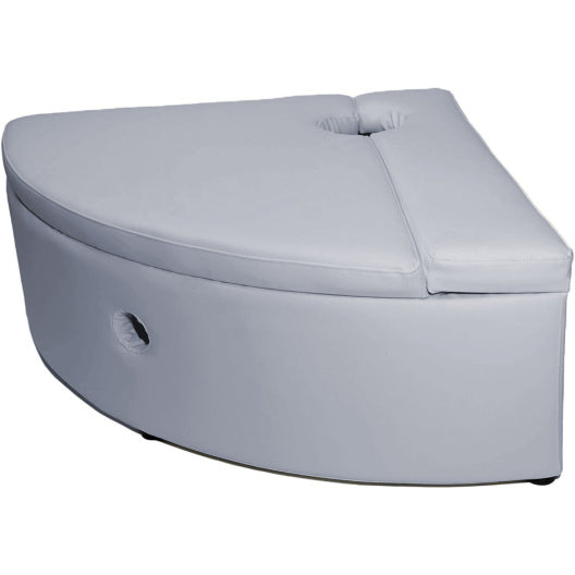 Light Grey Corner Base For Bubble Tube & Fiber Optic (34" L x 34" W x 15" H)