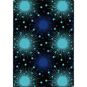Cosmopolitan 7'8" x 10'9" area rug in color Blue