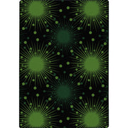 Cosmopolitan 7'8" x 10'9" area rug in color Green
