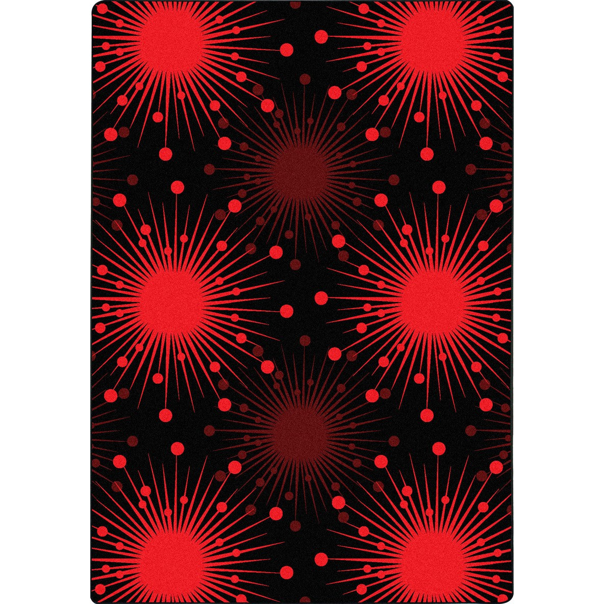 Cosmopolitan 10'9" x 13'2" area rug in color Red