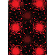 Cosmopolitan 10'9" x 13'2" area rug in color Red
