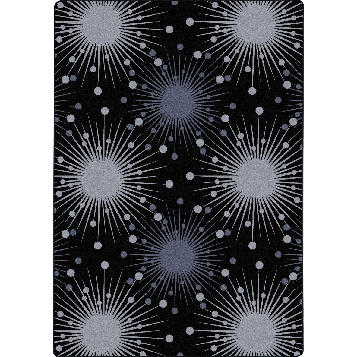 Cosmopolitan 5'4" x 7'8" area rug in color Silver