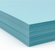 Vellum Bristol 8.5" x 11" Color Copy Paper, 90 lbs., BLUE - SMOOTH, 250 Sheets/Ream