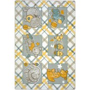 Cozy Creatures 10'9" x 13'2" area rug in color Multi