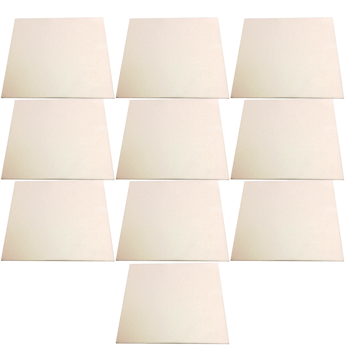 Heat Insulating Pads, Ceramic Fibers, 12" Square, Pack of 120