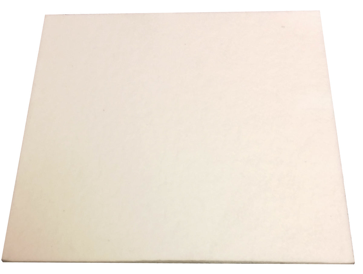 Heat Insulating Pads, Ceramic Fibers, 12" Square, Pack of 120