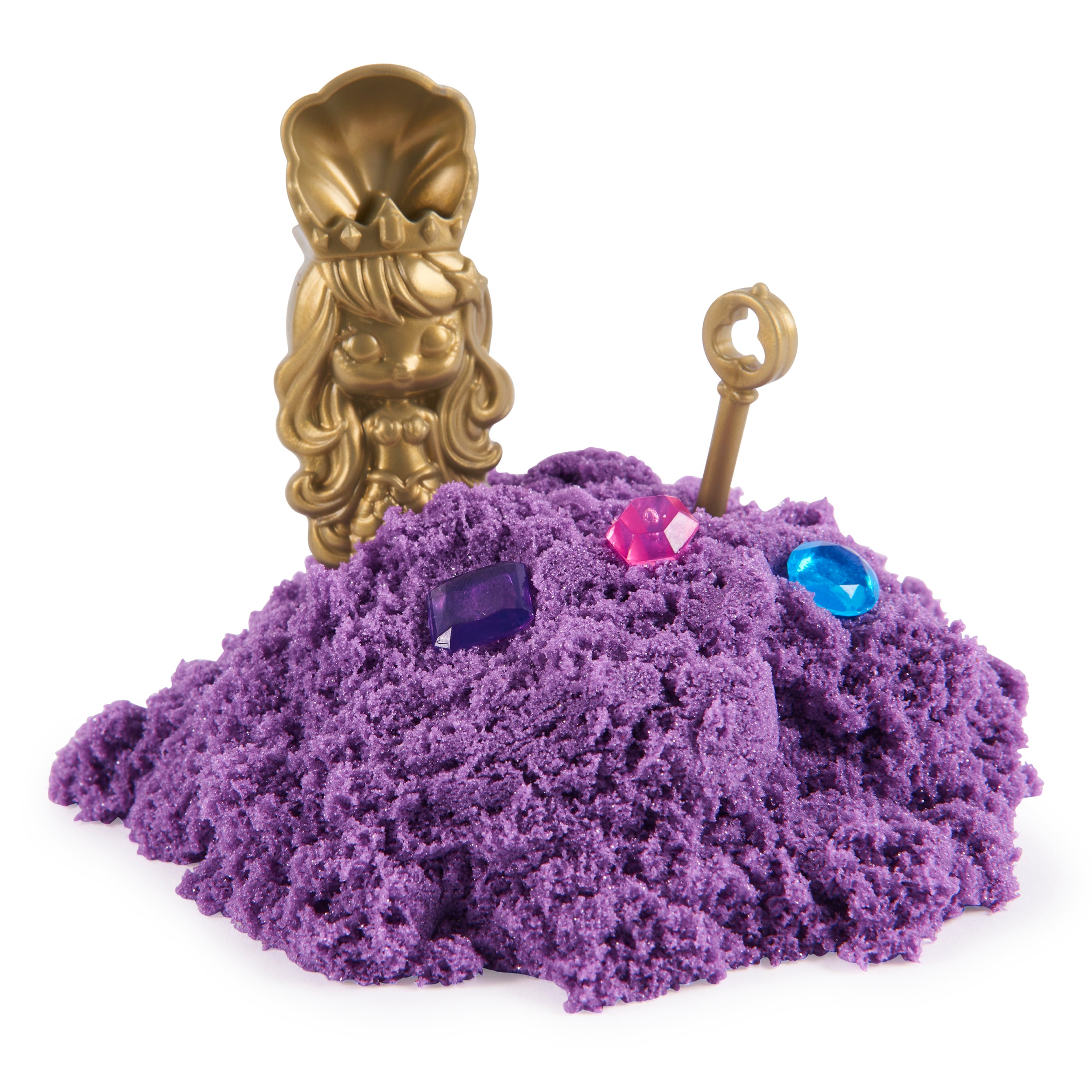 Kinetic Sand Shimmer, Mermaid Treasure with 6oz of Shimmer Kinetic Sand Styles May Vary, Surprise Hidden Tool, Play Sand Sensory Toys for Kids 3 and Up