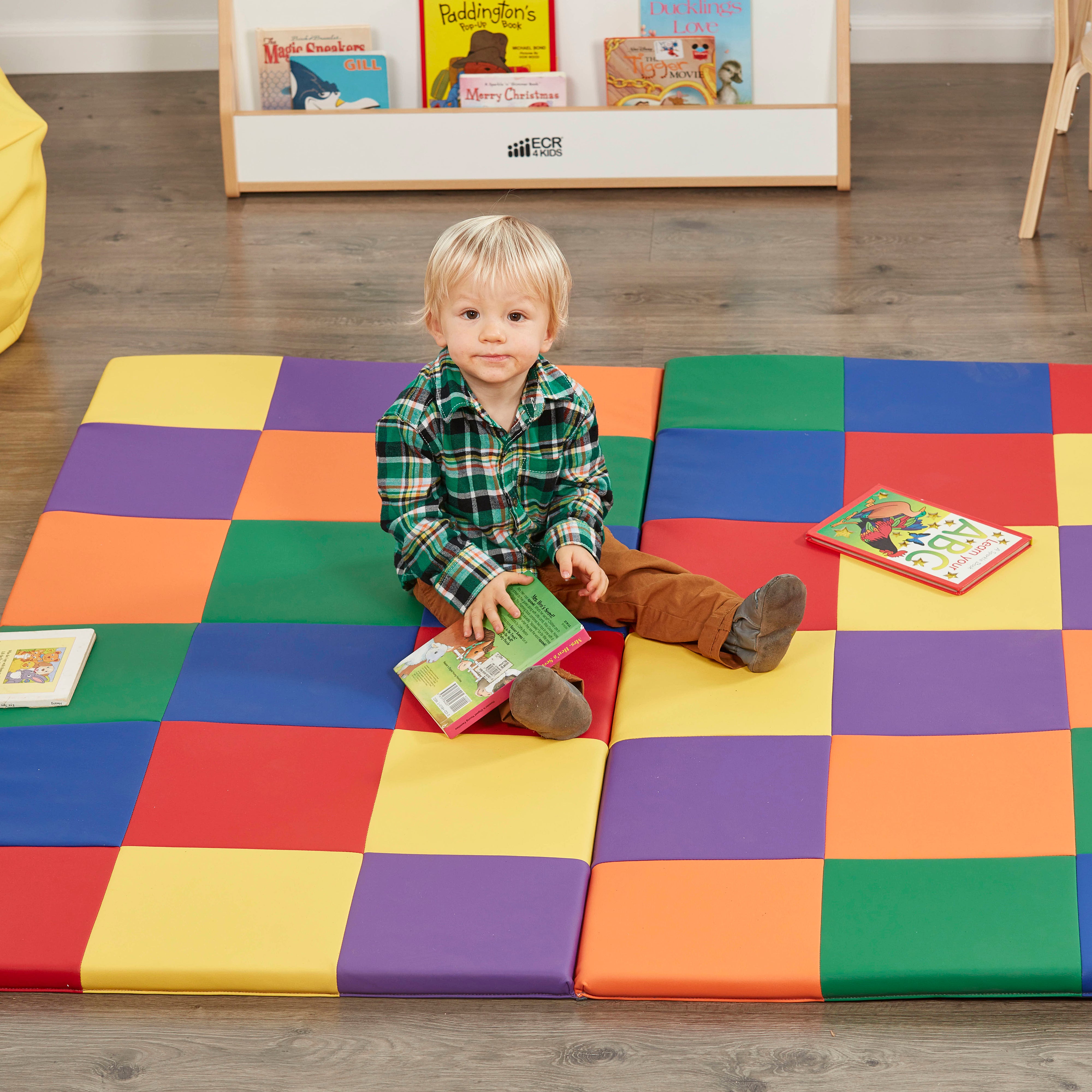 SoftZone Patchwork Toddler Activity Mat - Assorted