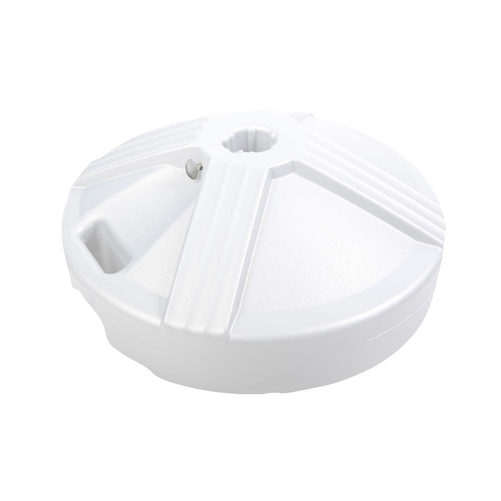 Umbrella Base (White) Filled to Approx. 50 lb.