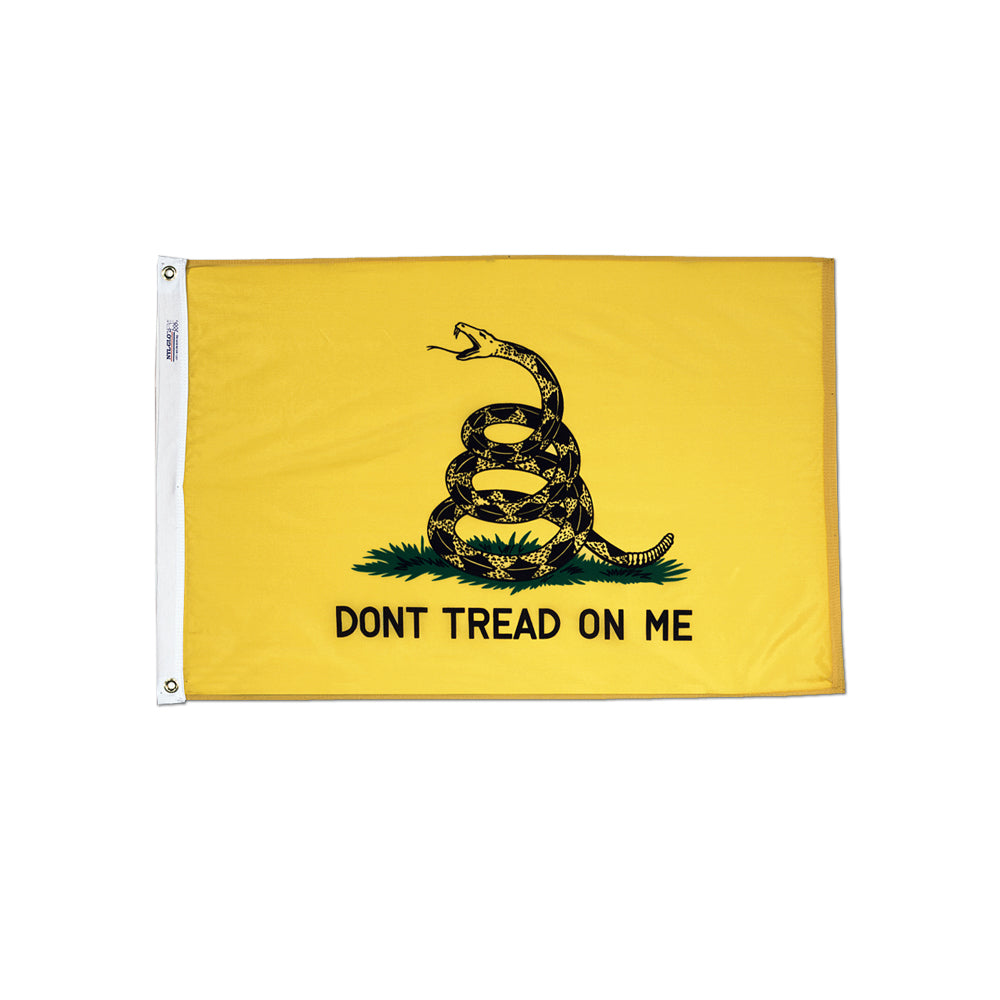 Gadsden Flag 2x3 ft. Nyl-Glo Dyed Design