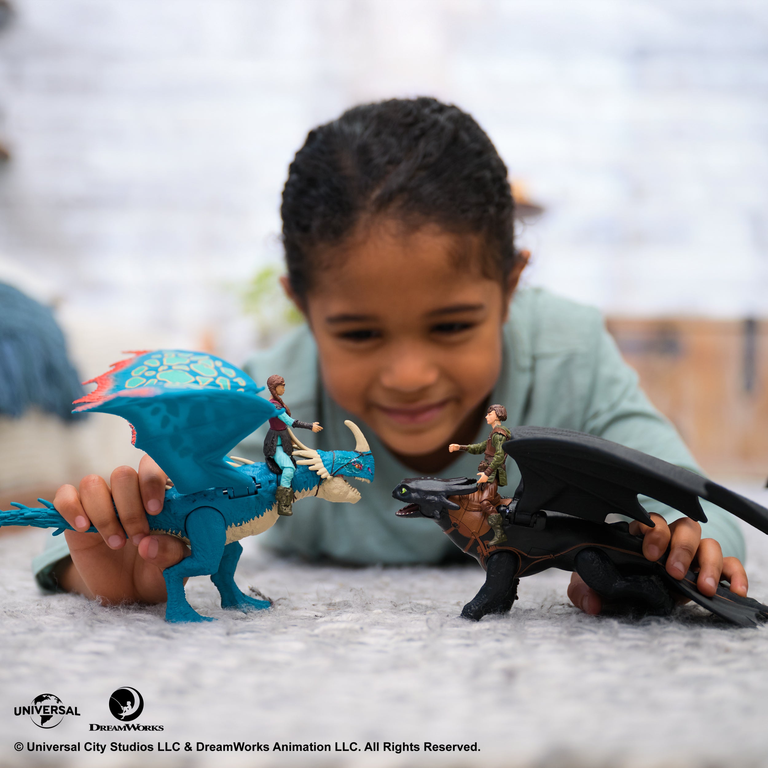 Dreamworks Dragons, Dragon and Viking Action Figures, Kids Toys for Boys Ages 4 and up Styles May Vary