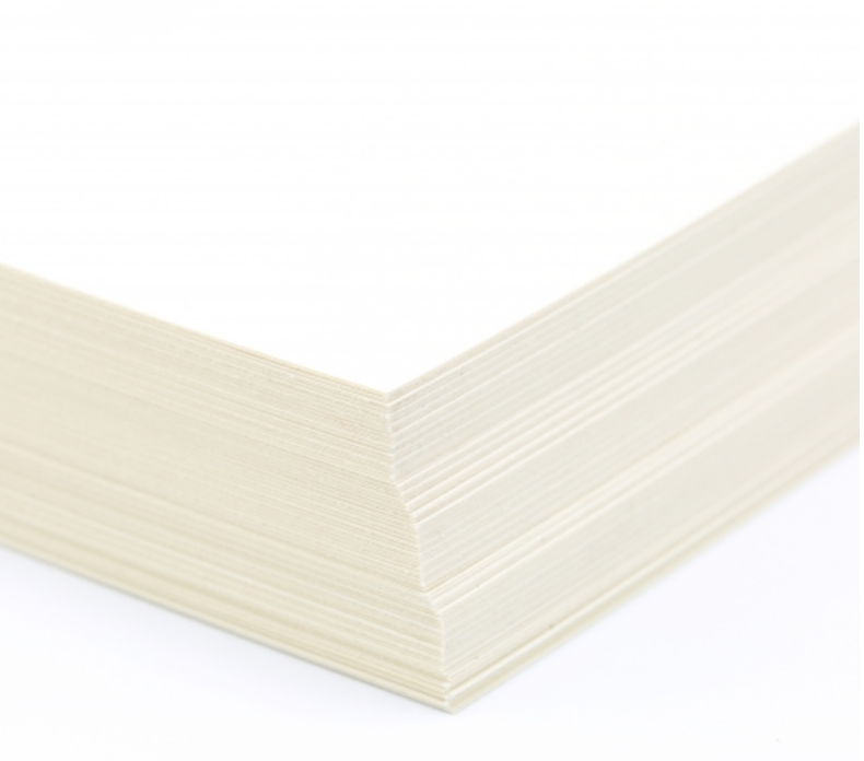 Cream Vellum Bristol Cardstock, 8.5" x 11", 67 lb, 250 Sheets/Ream