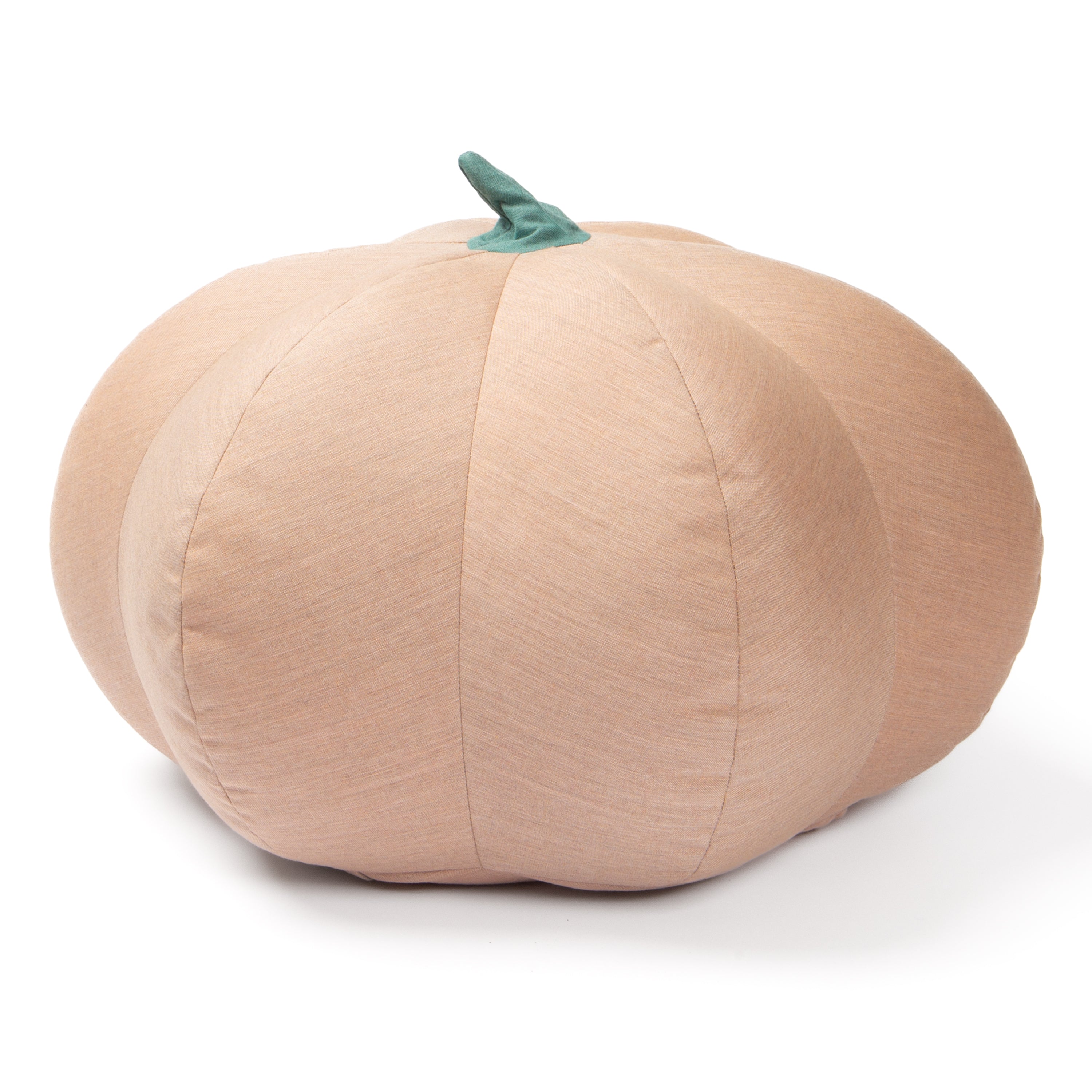 Jaxx Pumpkin Pouf - Luxurious Ottoman for Fall & Halloween Décor - Indoor/Outdoor Sunbrella Petal