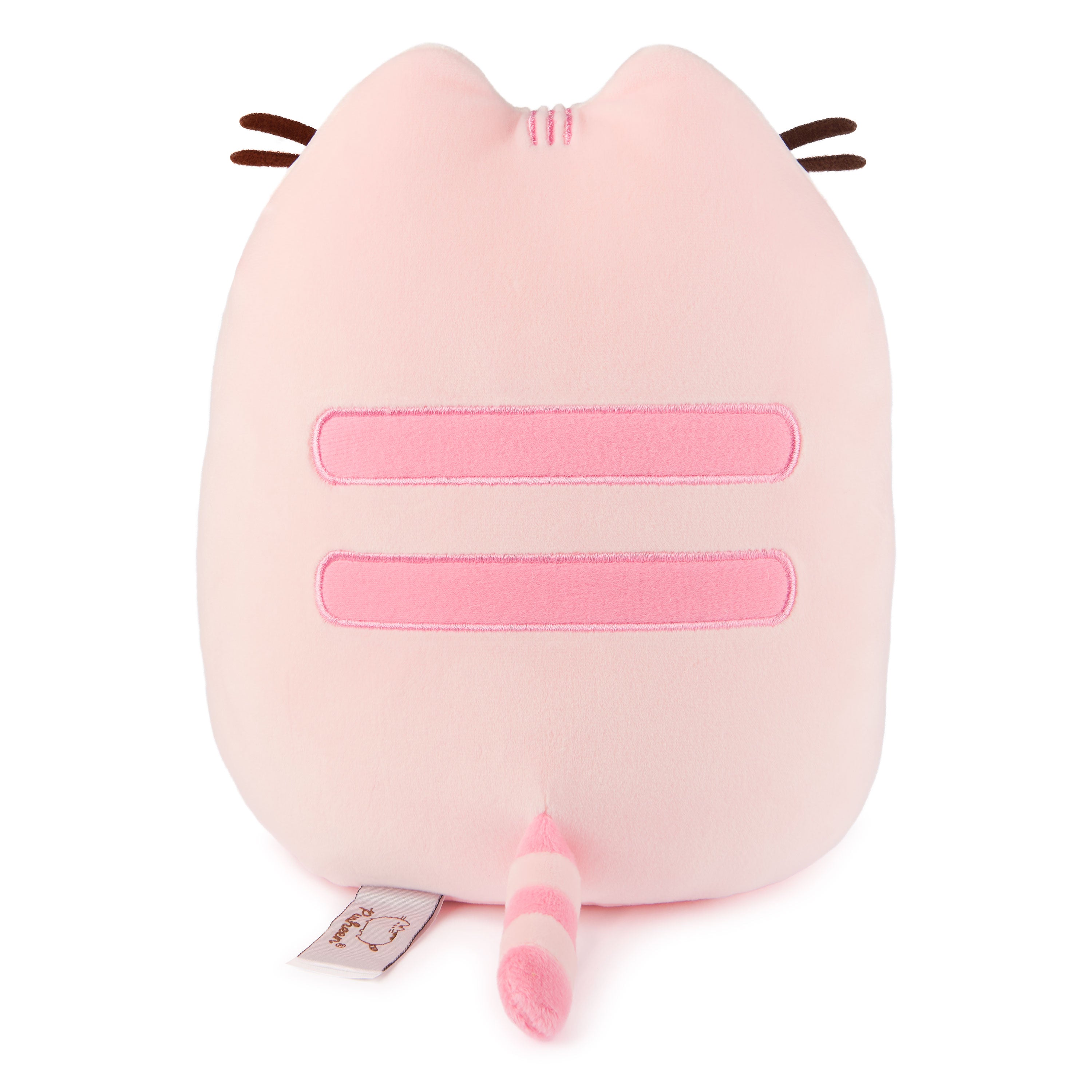GUND Pusheen Cherry Macaron Squisheen Plush, Squishy Toy, Collectible Dessert Food Toy, Cat Stuffed Animal for Ages 8 and Up, Pink, 9.5”