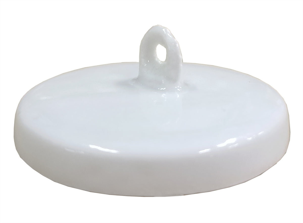Crucible Lid, Porcelain, High-Form, 30ml, Pack of 20