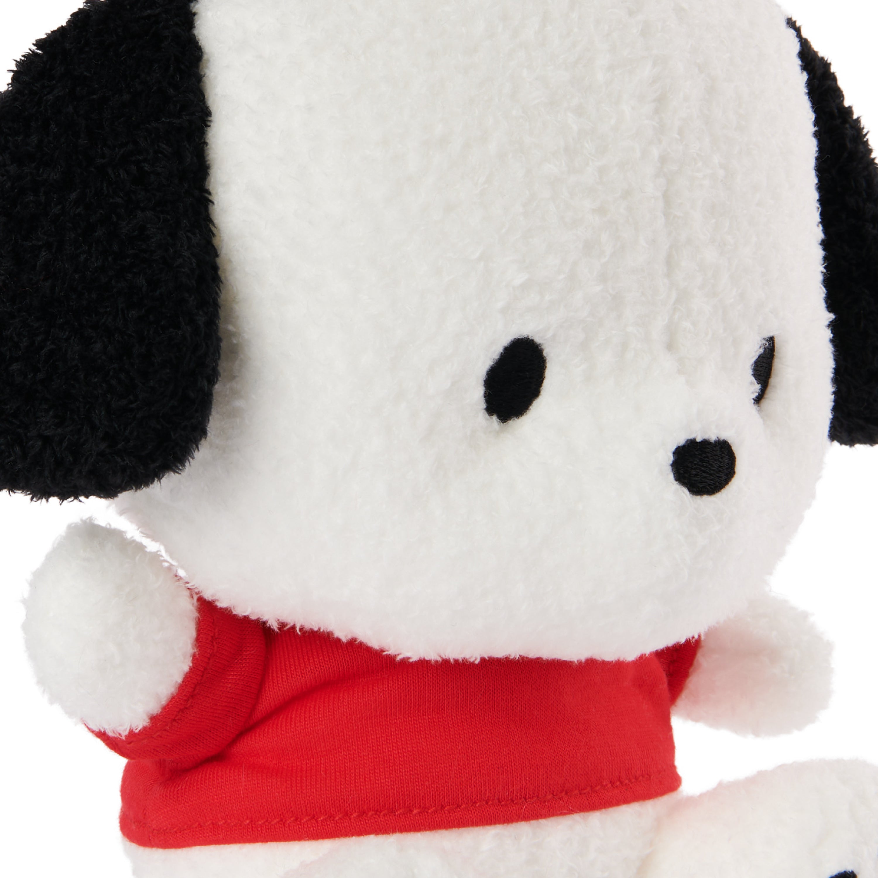 GUND Sanrio Pochacco Plush, Puppy Stuffed Animal for Ages 1 and Up, White/Red, 6”