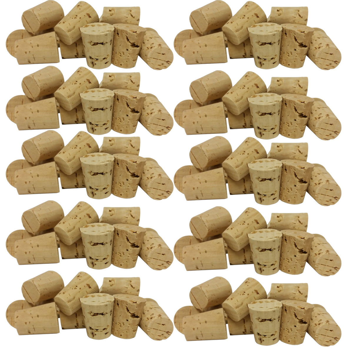 Stopper, Cork, #12, Pack of 100