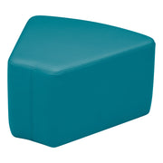Pro Series Upholstered Wedge Ottoman 12" Height - Teal