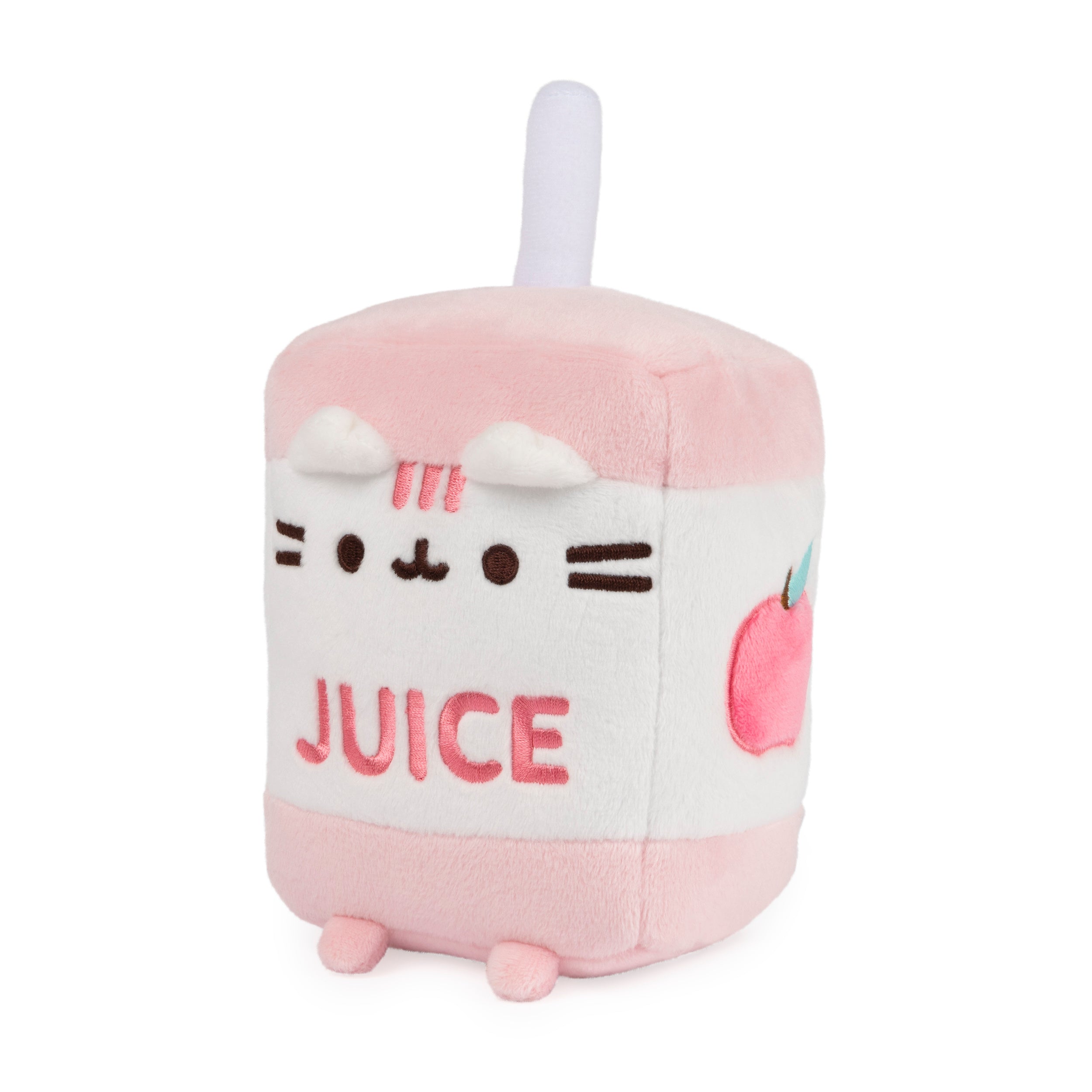 GUND Pusheen Juice Box Plush Cat Stuffed Animal for Ages 8 and Up, Pink/White, 6”