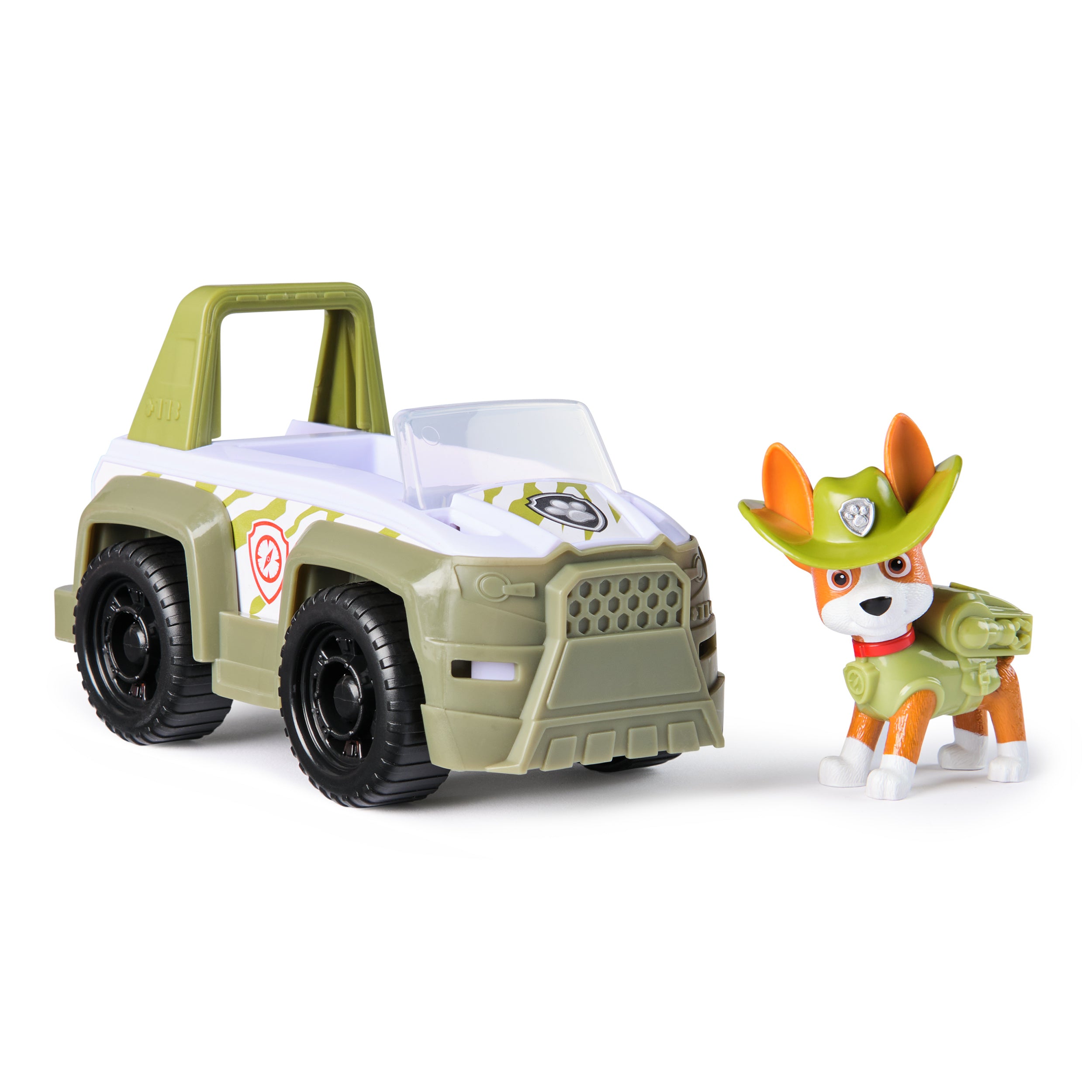 PAW Patrol, Tracker’s Jungle Rescue Vehicle, Toy Truck with Collectible Action Figure, Sustainably Minded Kids Toys for Boys & Girls Ages 3 and Up