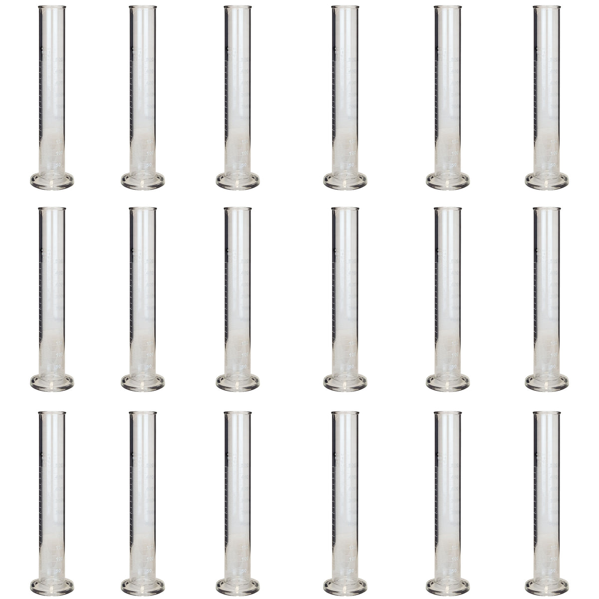Cylinder, Single-Scale, Borosilicate Glass, 500ml, Case of 18