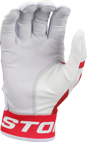 Easton Adult Mav Gt Batting Gloves - Extra Large - White/Red