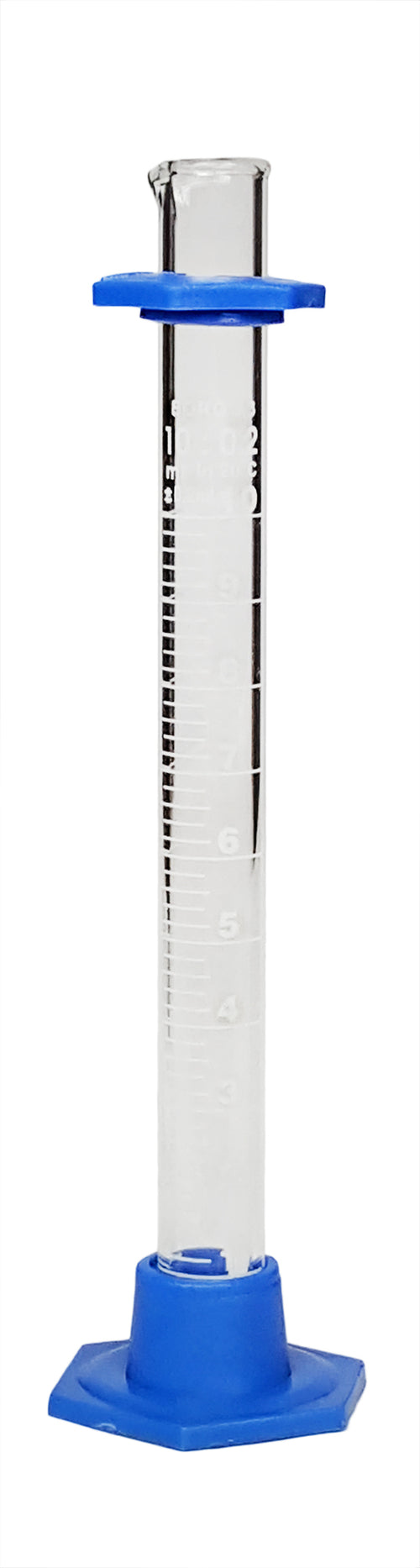Cylinder, Borosilicate Glass with Bumper Guard, 10ml, Case of 100