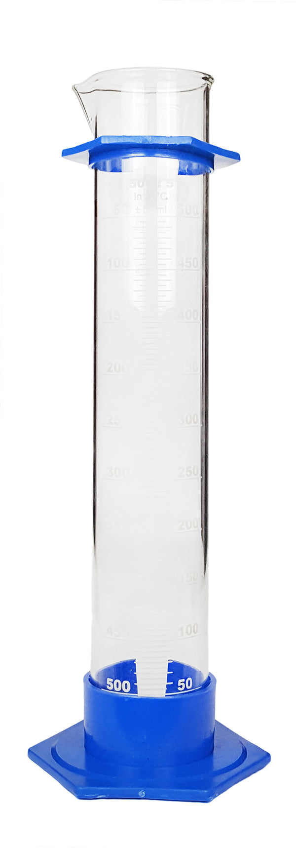 Cylinder, Borosilicate Glass with Bumper Guard, 500ml, Case of 24
