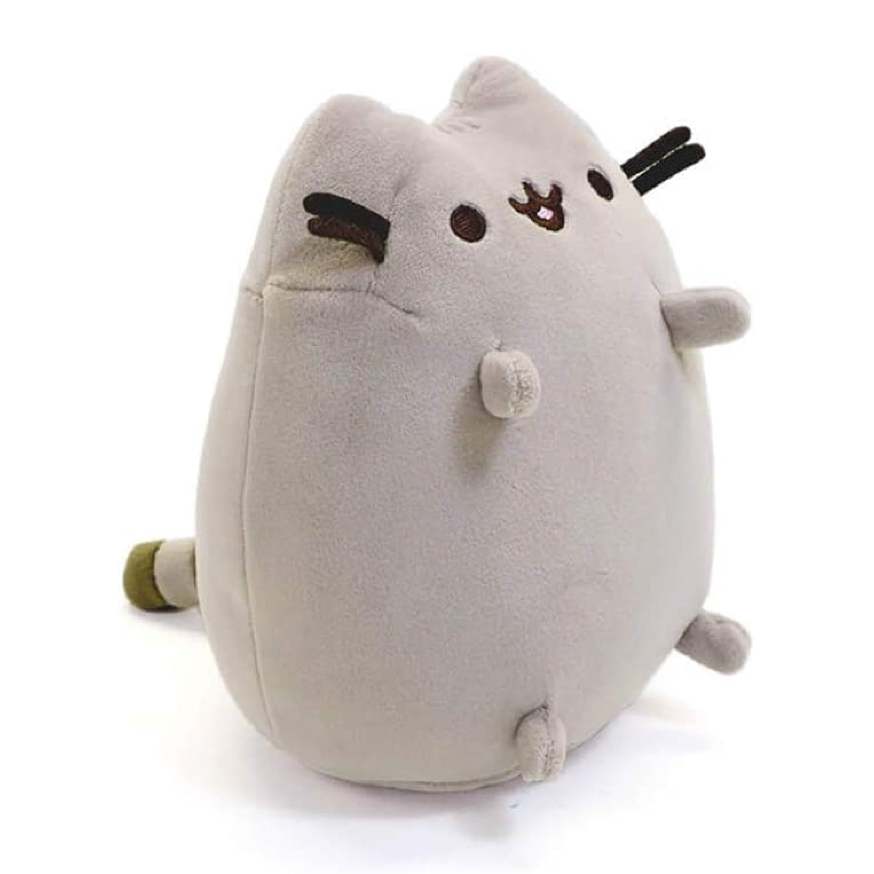 GUND Pusheen the Cat Sitting Pose Squisheen Plush, Squishy Stuffed Animal for Ages 8 and Up, Gray, 6”